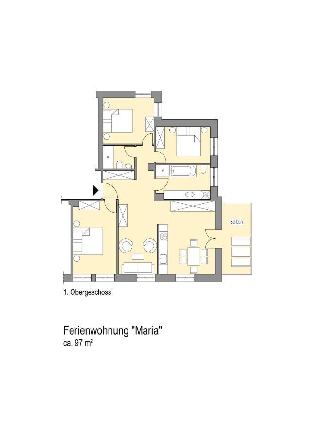 Apartamento Altes Pfarrhaus Papstdorf Exterior foto