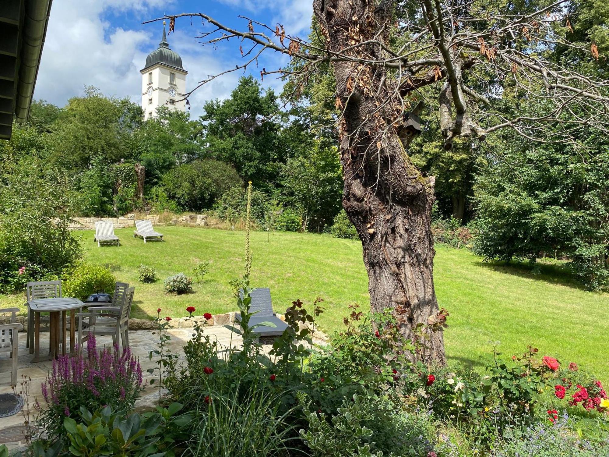 Apartamento Altes Pfarrhaus Papstdorf Exterior foto