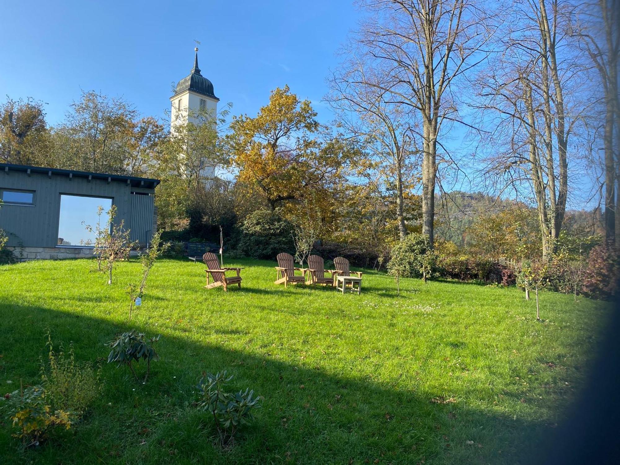 Apartamento Altes Pfarrhaus Papstdorf Exterior foto